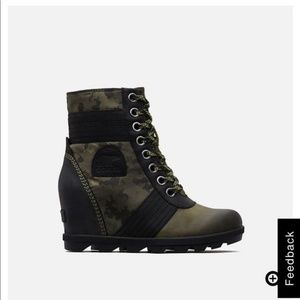Sorel Lexie Wedge Boot- Camo